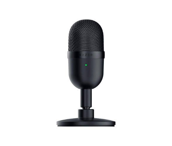 Razer Seiren Mini USB Condenser Microphone: for Streaming and Gaming on PC - Professional Recording Quality - Precise Supercardioid Pickup Pattern - Tilting Stand - Shock Resistant - Classic Black - Classic Black Seiren Mini