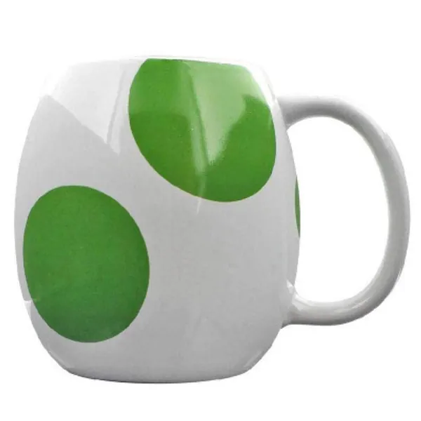 Super Mario 3D-Yoshi Egg Ceramic Mug