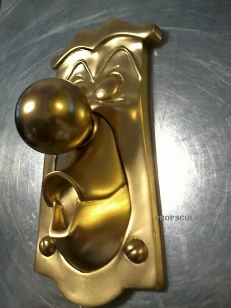 ALICE in WONDERLAND inspired DOORKNOB, really works! original sculpt and by me,signed