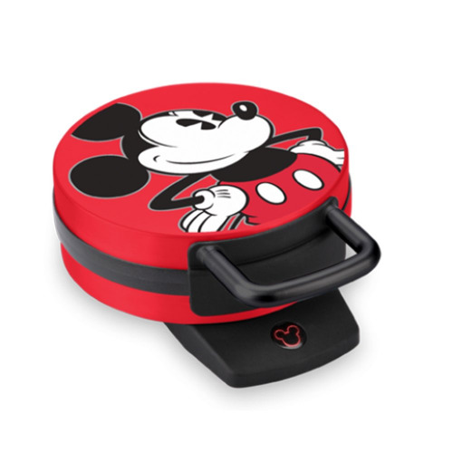 Disney DCM-12 Mickey Mouse Waffle Maker, Red - Mickey Mouse Waffle Maker