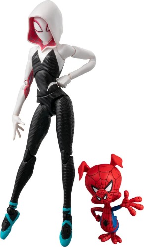 Spider-Man: Into the Spider-Verse - Ghost-Spider - Gwen Stacy - Spider-Ham - SV-Action (Sentinel) - Pre Owned