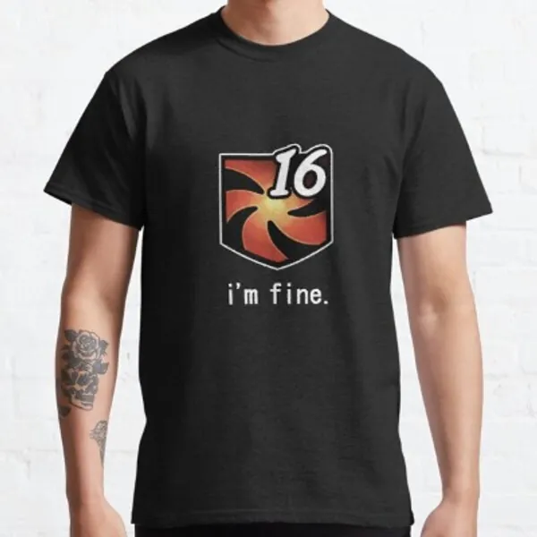 "I'm Fine" Vuln Stacks  Classic T-Shirt by BanannaWaffles