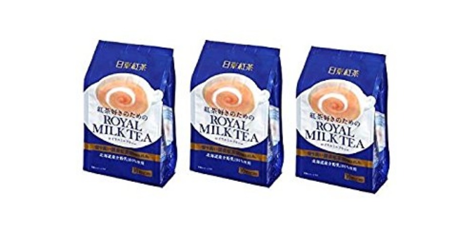 Nitto Royal Milk Tea, Japanse instant melkthee, 10 zakjespakketten, set van 3 pakjes (totaal 30 zakjes), gemaakt in Japan