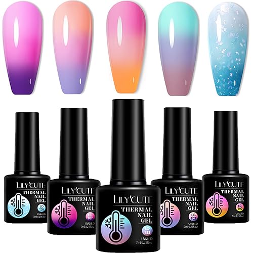 Colour Changing Gel Polish 5Pcs 