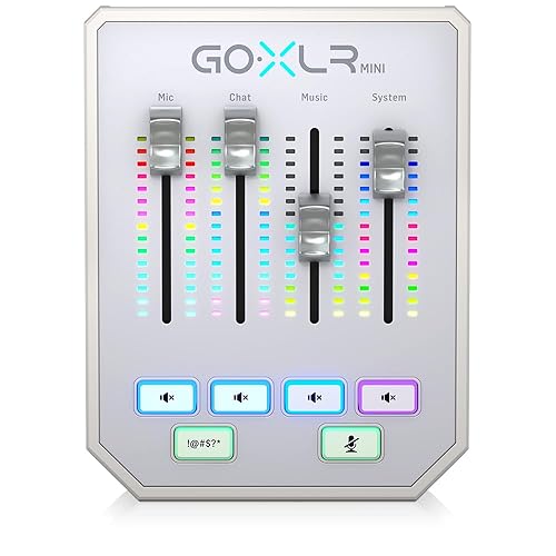 TC-Helicon, 1 Audio Interface, White (GoXLR Mini-WH)