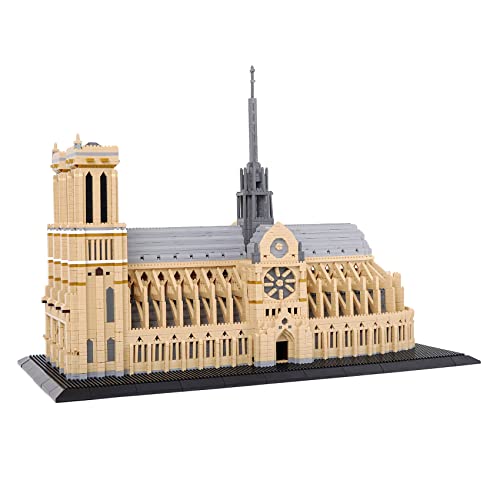 LULUFUN Building Blocks Set Notre Dame de Paris World-Famous Architecture Building Set Mini Micro Building Blocks Toys, Gift for Adults and Children - Notre Dame De Paris