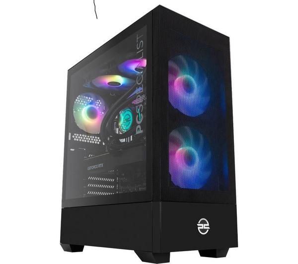 PCSPECIALIST Flux 510 Gaming PC - AMD Ryzen 7, RTX 4070 SUPER, 1 TB SSD