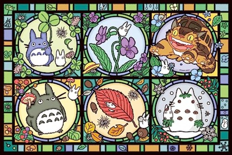Ensky - My Neighbor Totoro Season's Tidings Large Artcrystal Jigsaw Puzzle (1000-AC012) - Official Studio Ghibli Merchandise