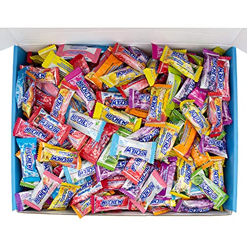 Hi-Chew 17 Flavors, Bulk 330+ Pieces, 4 Pound (Strawberry, Mango, Green Apple, Grape, Pineapple, Kiwi, Dragon Fruit, Ramune, Cola, 3 Yogurt, Grapefruit, Lemon, Watermelon) - 17 Flavors - 4 Pound (Pack of 1)
