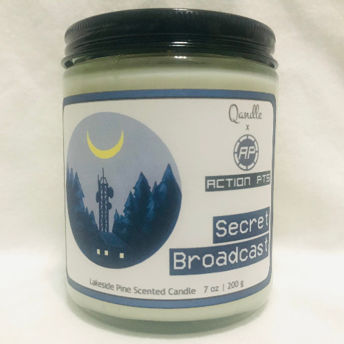 Secret Broadcast Candle - Normal Wick / Default (White)