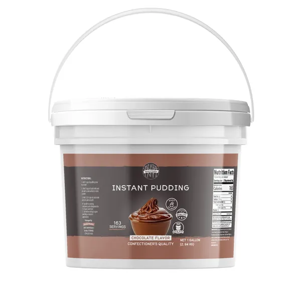Birch & Meadow 1 Gallon, Chocolate Instant Pudding, Mix in Minutes, Snack, Filling, Dessert