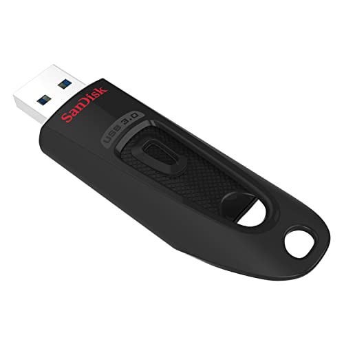 SanDisk 128GB Ultra USB 3.0 Flash Drive - SDCZ48-128G-GAM46, Black - 128GB