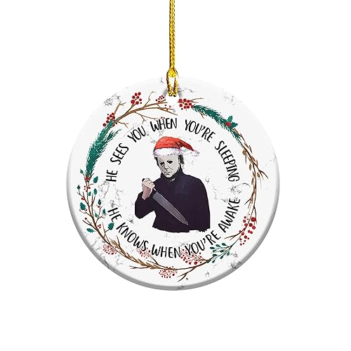 Halloween Horror Character Ornaments - Halloween Christmas Tree Ornaments - Horror Character Ornaments - Horror Christmas Decorations - Horror Movie Ornaments - Halloween Decorations - Horror Ornament