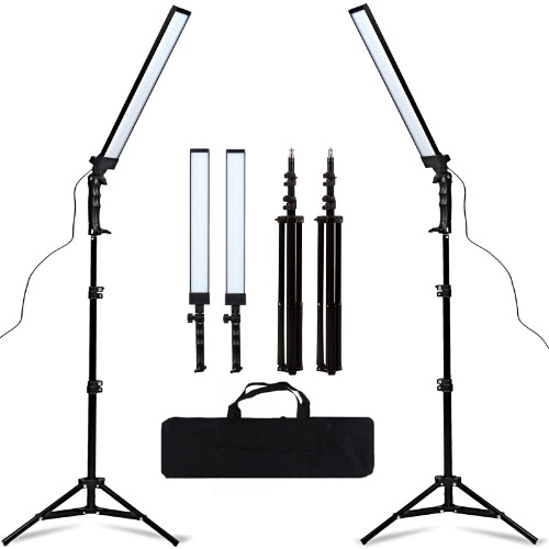 GSKAIWEN 180 LED Light Photography Studio LED Lighting Kit Adjustable Light with Light Stand Tripod Photographic Video Fill Light - 