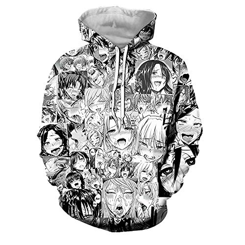 My Sky Men's Unisex Hoodies Sweatshirt Pullovers 3d Print Tracksuit Pullover Jacket - Grey-03 - 5X-Large