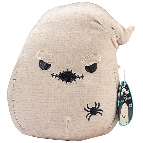 Squishmallows 8" Nightmare Before Christmas Oogie Boogie, Brown - Official Kellytoy Halloween Holiday Plush - Cute and Soft Stuffed Animal Toy - Great Gift for Kids - Brown - 8 inches