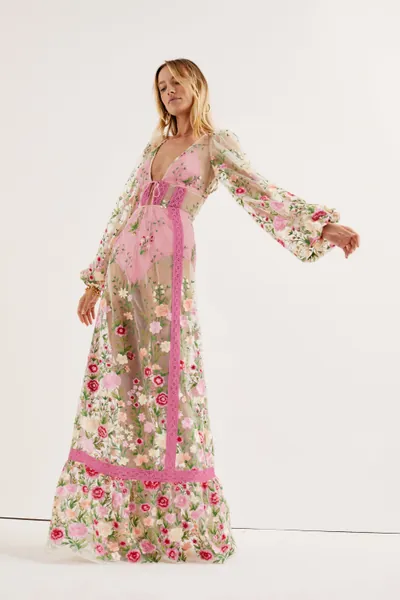 Luna Maxi Dress | XXS / Pink