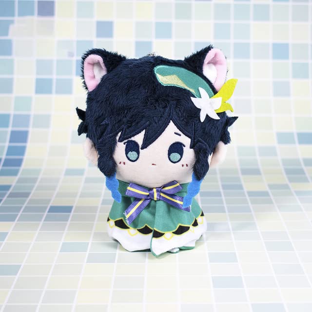 Gaoxyima Genshin Plush Toys Venti Zhongli Kazuha Xiao Plush Doll,Plushie Figure Cute Soft Cartoon Doll,Gifts for Game Fans Collection Cosplay Kids(Venti), BK0303 - Small Venti