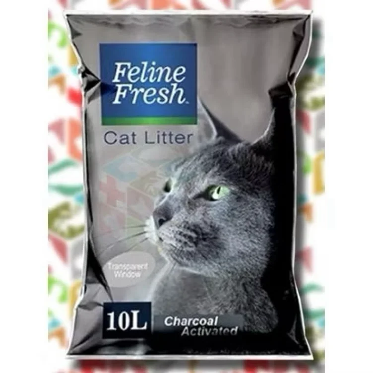 10L Feline Fresh Cat Litter Sand Bentonite All Stages Adult Kitten Natural Clumping Care