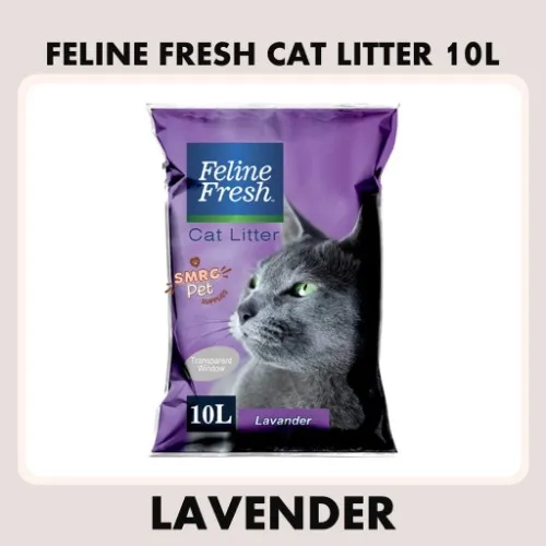 10L Feline Fresh Cat Litter Sand Bentonite All Stages Adult Kitten Natural Clumping Care