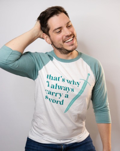 Sword-Carrier's Baseball Tee | XL