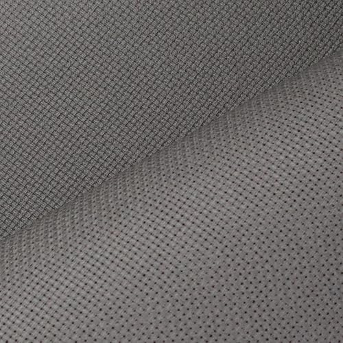 KCS 16CT Counted Cotton Cross Stitch Aida Cloth Fabric (19" x 28", Dark Grey) - Dark Grey - 19" x 28"