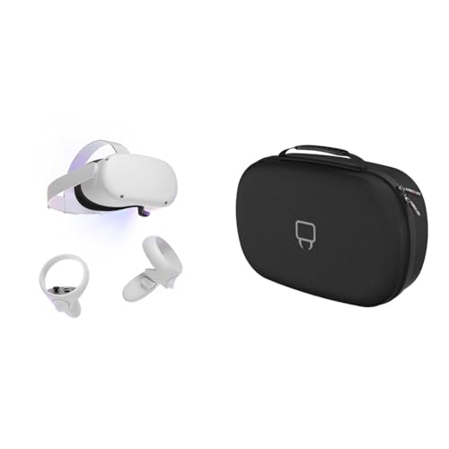 Meta Quest 2 - Advanced All-In-One VR Headset - 128 GB & Venom Carry Case for Meta/Oculus Quest 2 Headset - + Carry Case