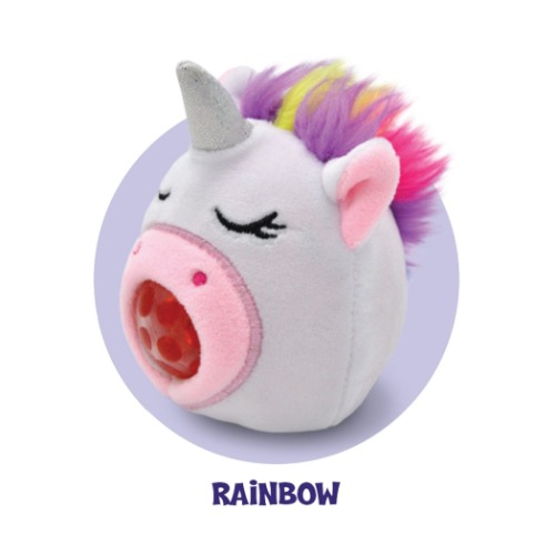 PBJ's - Plush Ball Jellies - Rainbow Unicorn Fidget Toy