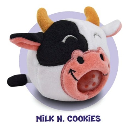 PBJ's - Plush Ball Jellies Fidget Toy - Critter Crew Series - Milk N. Cookies