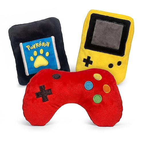 TONBO Cute Fun Plush Dog Toys (Gamer Combo) - Gamer Combo