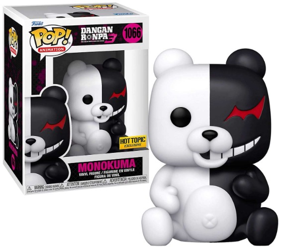 Funko Pop Animation #1066 Danganronpa 3 Monokuma Exclusive Vinyl Figure with Protector
