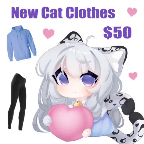 Kitty Clothes $50