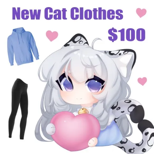 Kitty Clothes $100