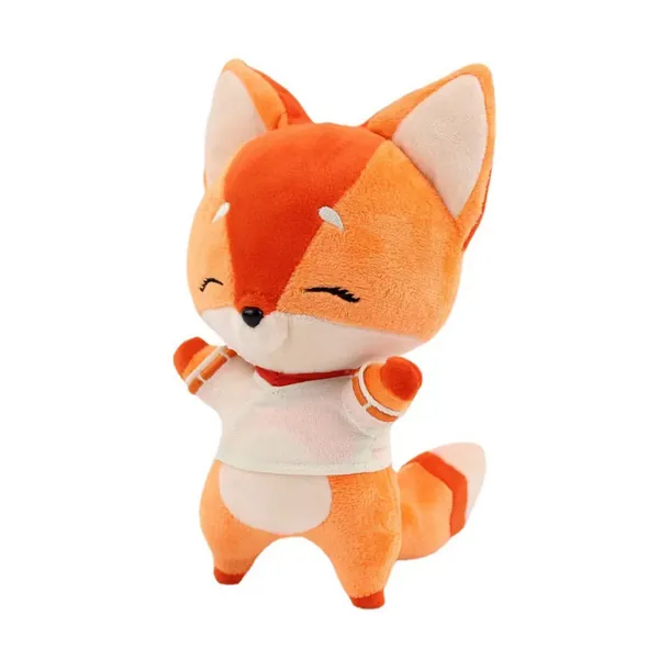 Lankicos Kiriko Fox Plush Doll Kiriko Fox Plushie Cute Soft Stuffed Animals Sofa Cartoon Pillow Cushion,10 Inch - 10 Inch Orange