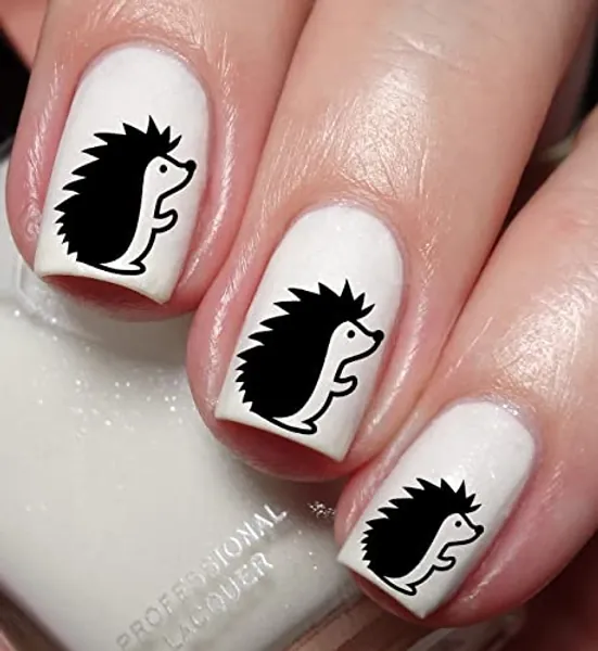 Cute Hedgehog Collection Nail Art Decal Sticker