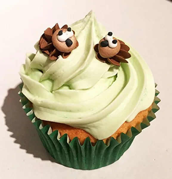 12 Sugar Mini Hedgehogs - Beautiful Edible Cake Decorations