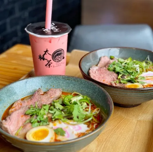 Fancy foodge with Boba