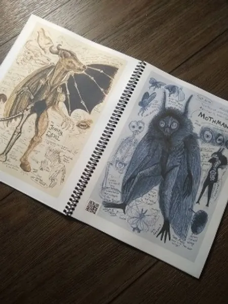 Cryptids of West Virginia and More Art Flipbooks | Etsy
