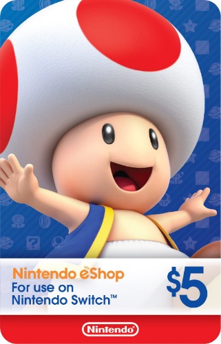 $5 Nintendo eShop Gift Card [Digital Code] - 5