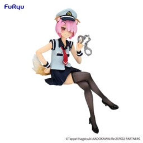 Re:Zero kara Hajimeru Isekai Seikatsu - Ram - Noodle Stopper Figure - Inumimi Police (FuRyu) - Brand New