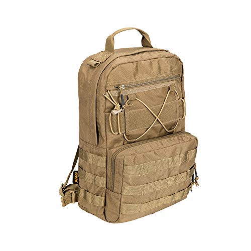 EXCELLENT ELITE SPANKER Outdoor Hydration Backpack Bundle Packs Water Bladder Carrier for 3L Water Bladder - Coyote Brown