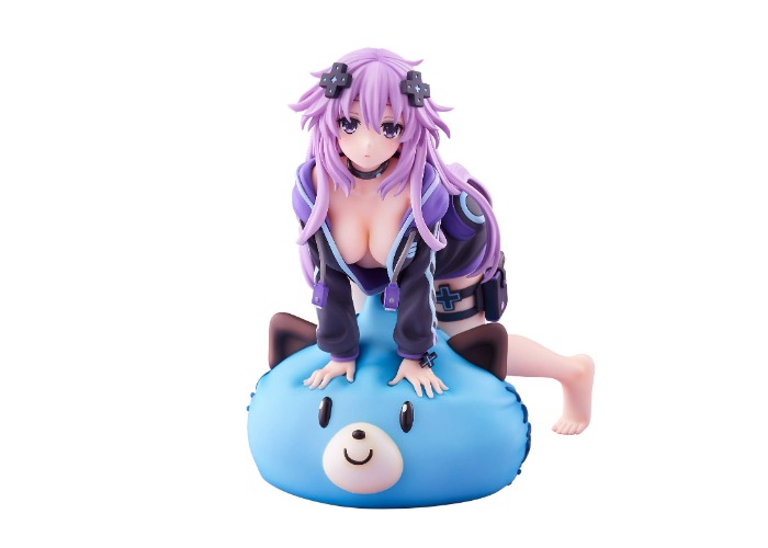 Broccoli Hyperdimension Neptunia: Traveler Neptune (Wake Up Version) 1:8 Scale PVC Figure, Multicolor - 