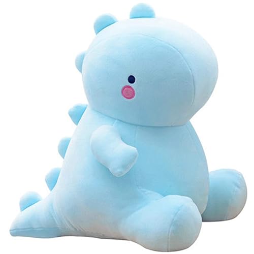 VHYHCY Cute Dinosaur Plush Toys, Fat Dinosaur Stuffed Animals Toys Dolls, Soft Plush Stuffed Animal Dino Plushie, Birthday Gifts for Kids Girls Boys Blue 20 inch - Quiet Blue - 20 inch