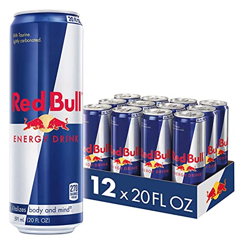 Red Bull Energy Drink 20 Fl Oz (Pack of 12) - Red Bull - 20 Ounce 12pk