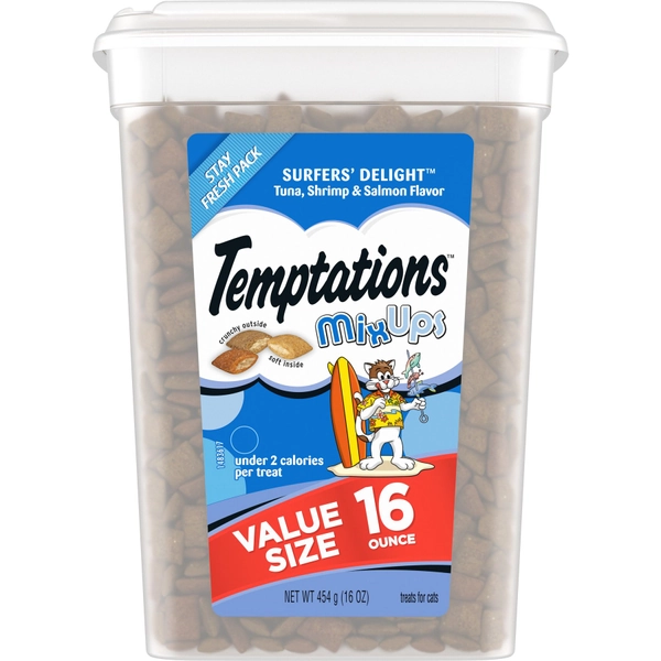 Temptations MixUps Surfers' Delight Flavor Soft & Crunchy Cat Treats