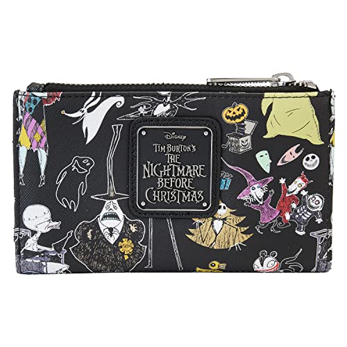 Loungefly Disney Nightmare Before Christmas Character Print Bi-Fold Wallet