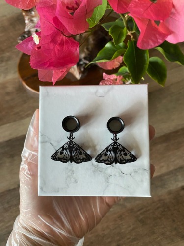Black Moth Dangles