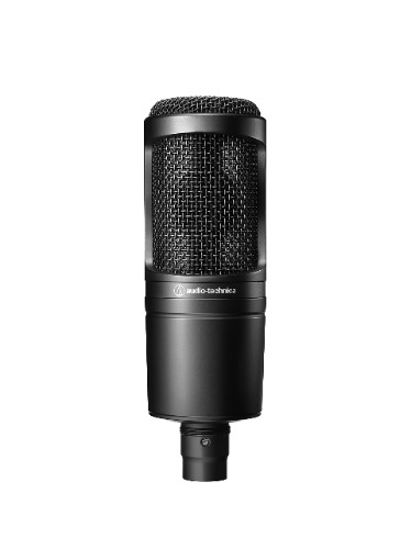 Audio-Technica DTM AT2020 Condenser Microphone, Video Streaming, Home Recording, Podcasts, Live Broadcast, Desktop Music (MIDI), Authentic Japanese Product, Black - Single Item - Black