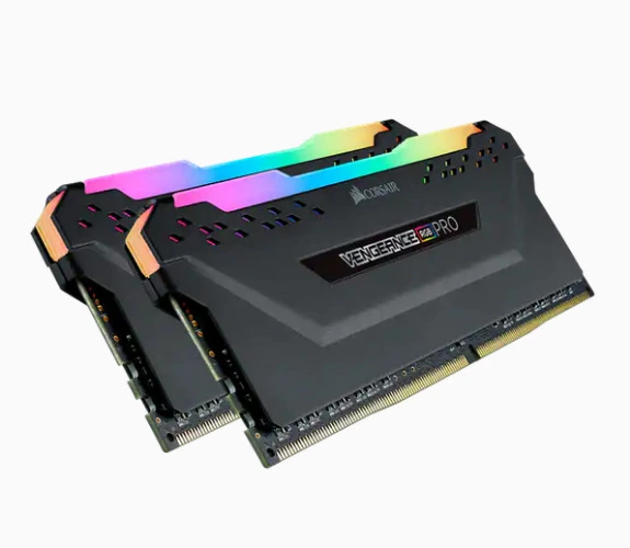 VENGEANCE® RGB PRO 32GB (2 x 16GB) DDR4 DRAM 3200MHz C16 Memory Kit — Black