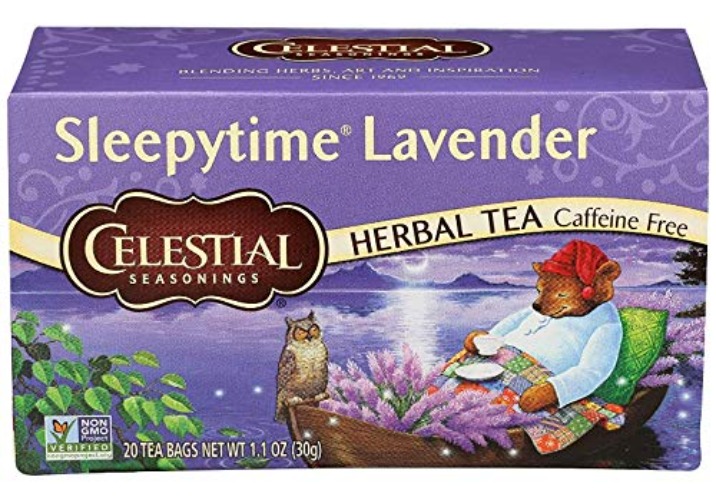 Celestial Seasonings, Tea Herbal Sleepytime Lavender Pack of Two - Lavender - 20 Count (Pack of 2)